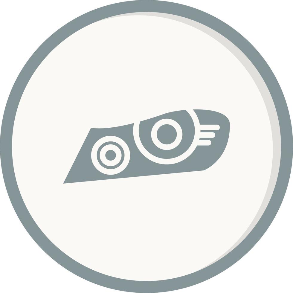 Headlight Vector Icon