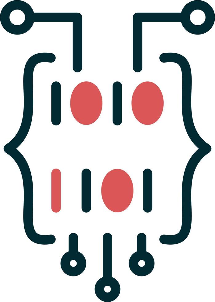 Binary Code Vector Icon