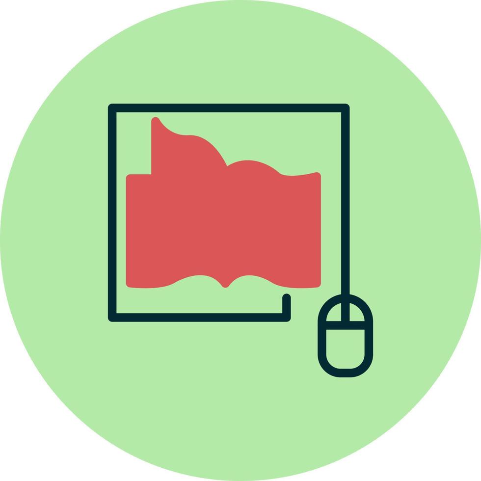Digital Book Vector Icon