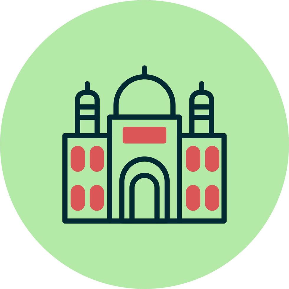 Taj Mahal Vector Icon