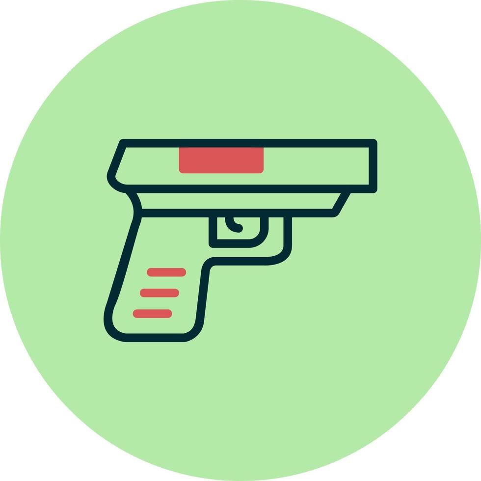 icono de vector de pistola