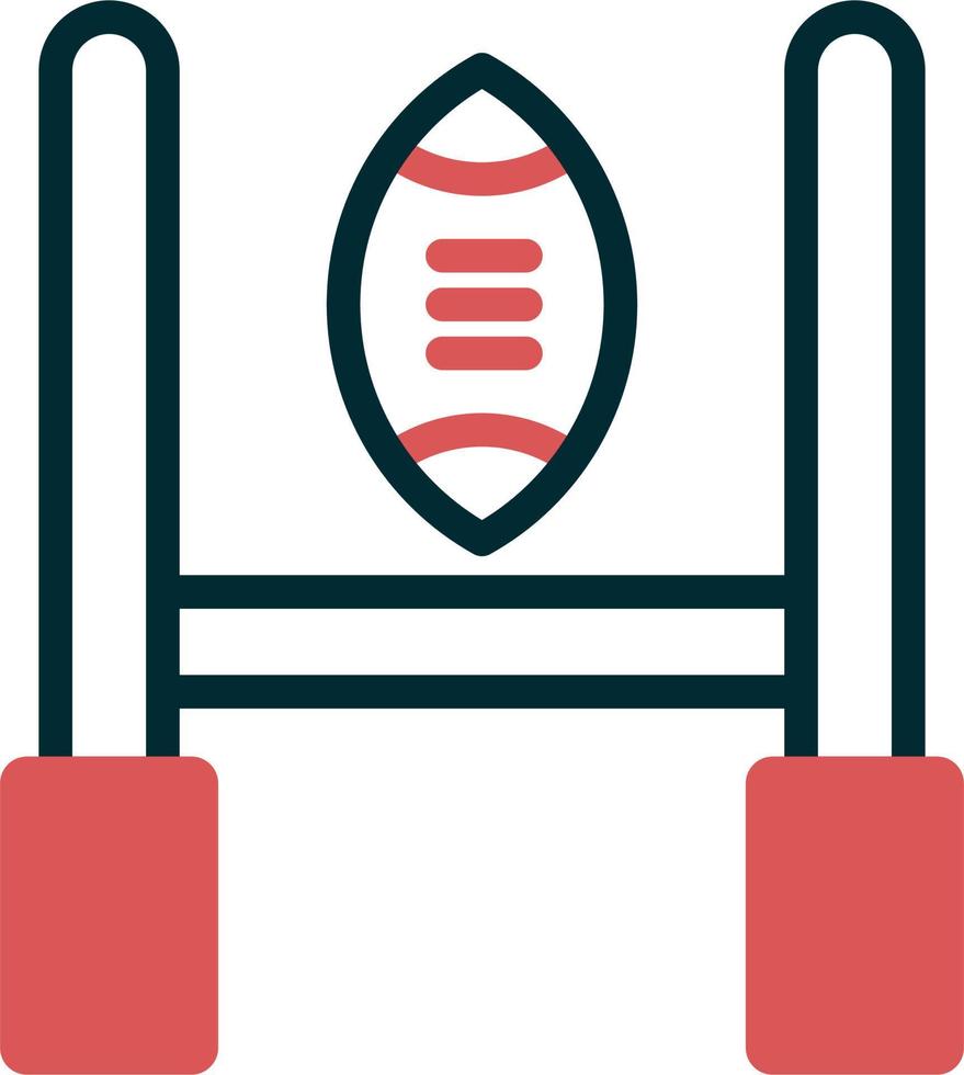 Rugby Goal Vector Icon