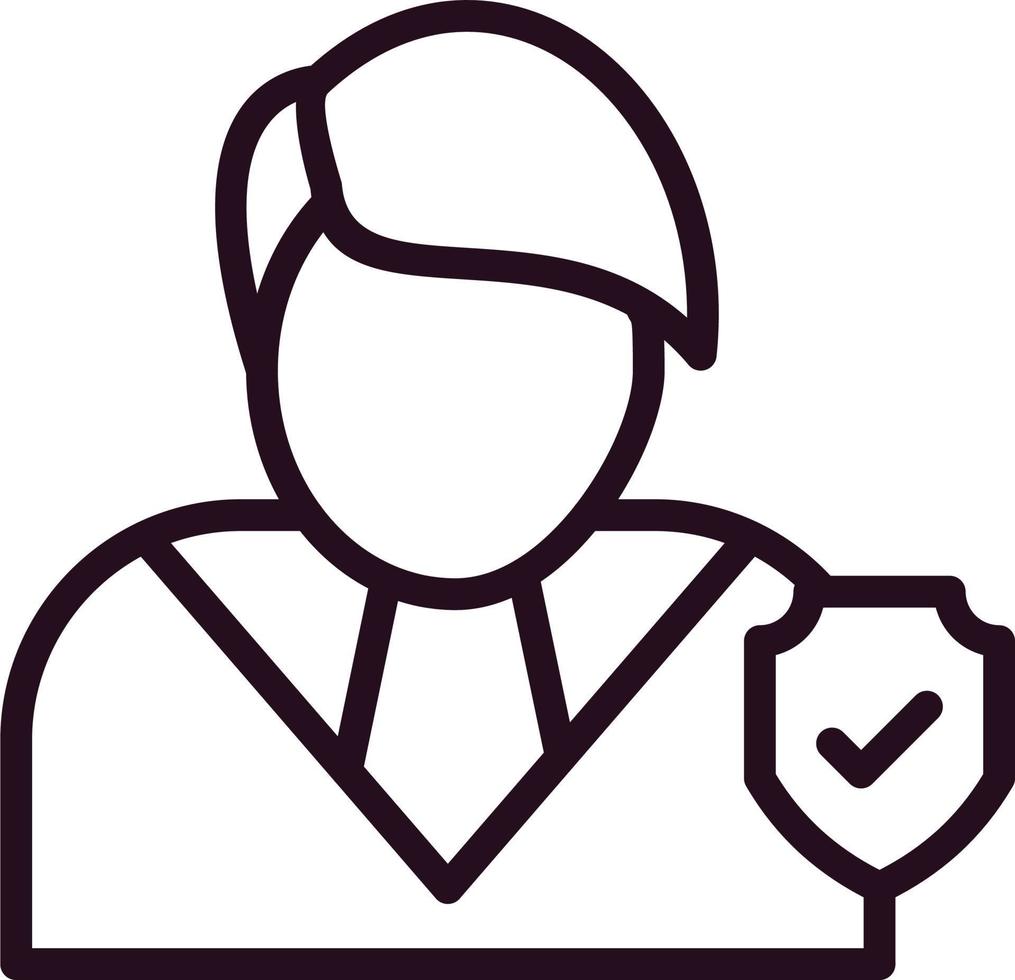 Insurance agent Vector Icon