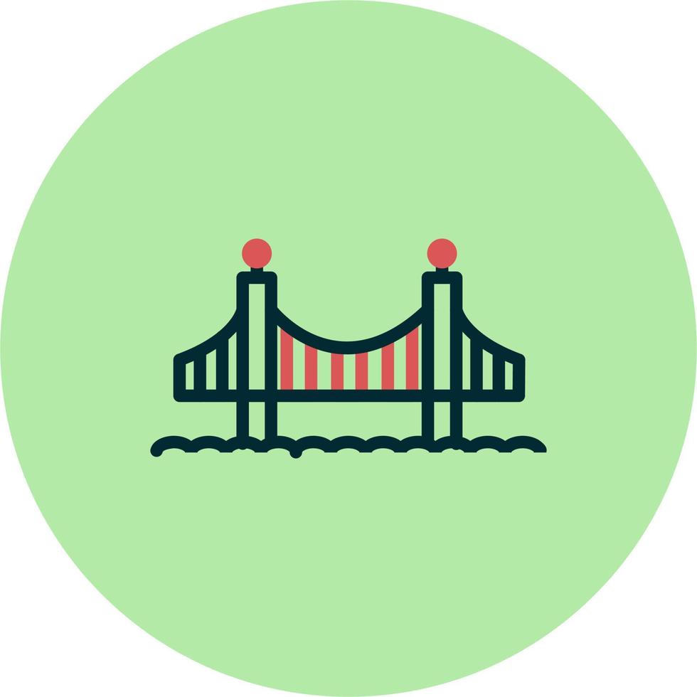 Golden Gate Vector Icon