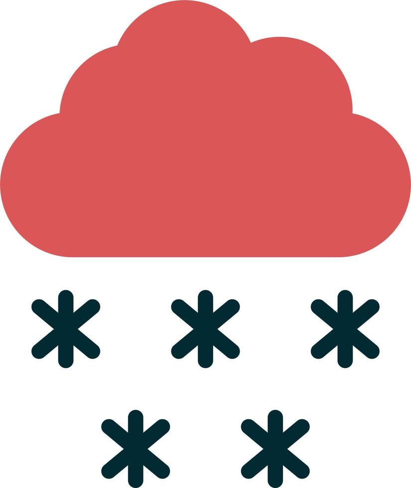 Snowing Vector Icon