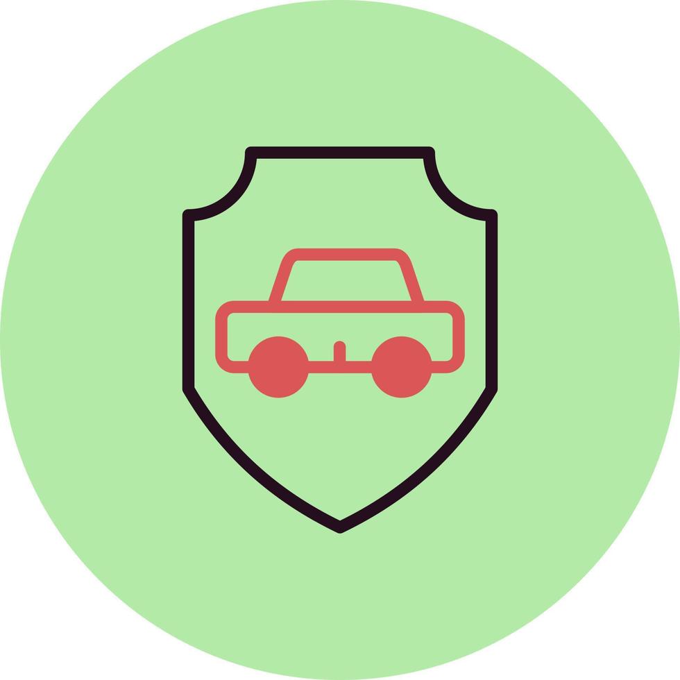 Car Insurance Vector Icon