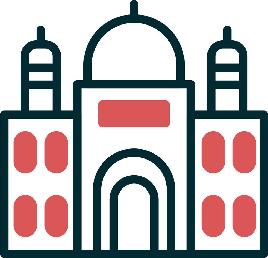 Taj Mahal Vector Icon