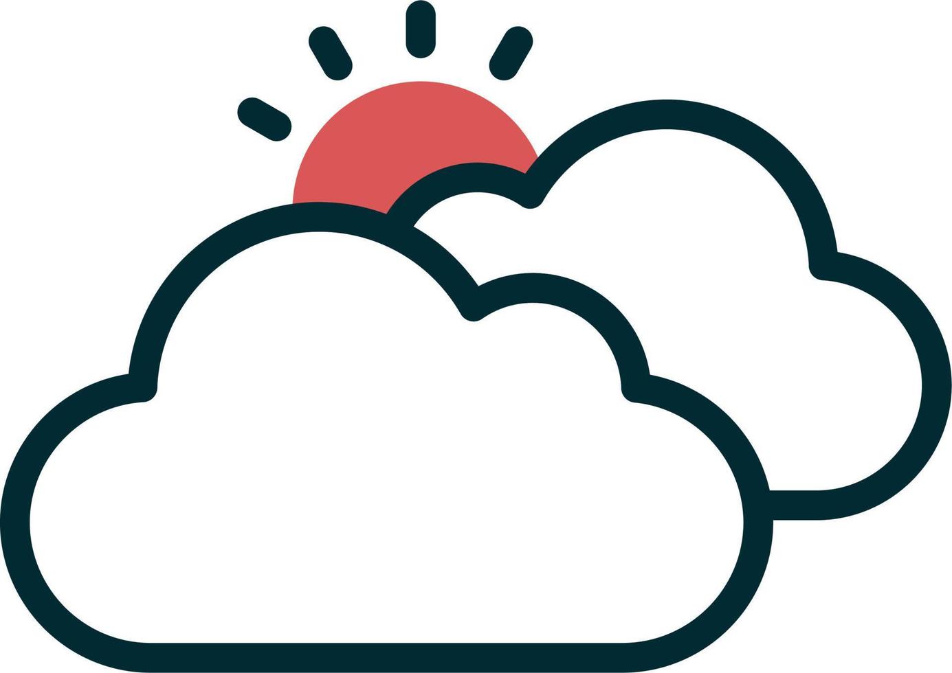 Cloudy Vector Icon