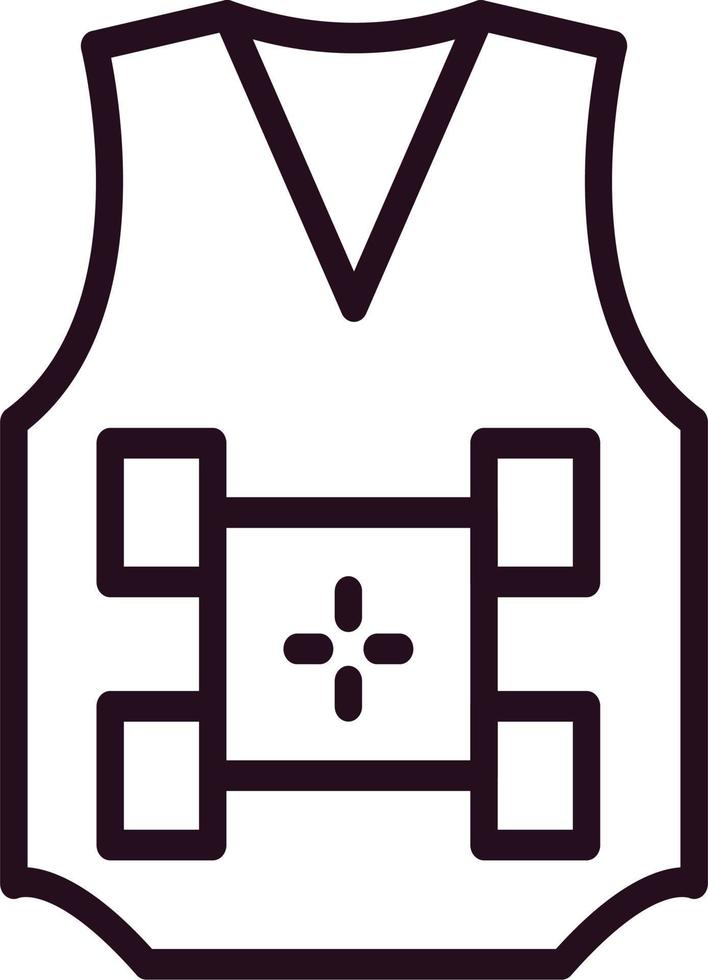 Sleeveless Sweater Vector Icon
