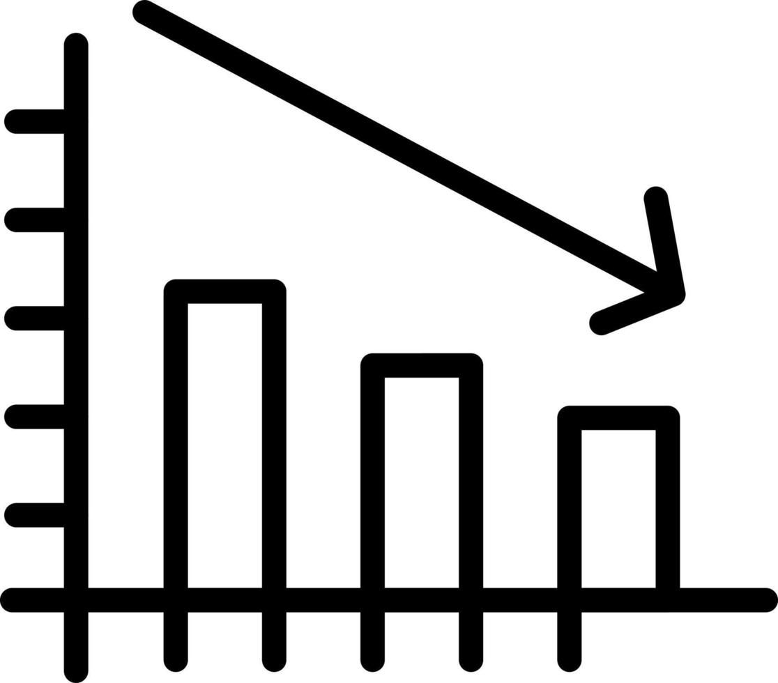 icono de vector de pérdida de dinero