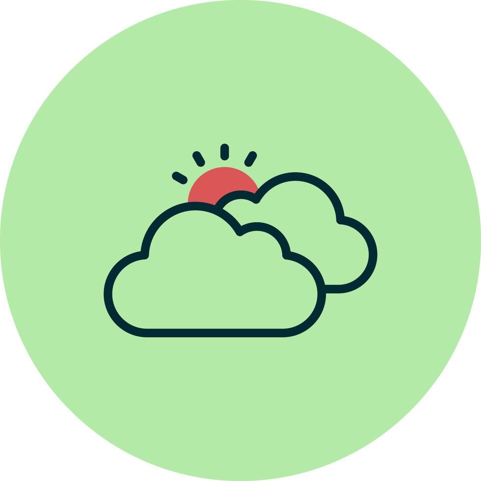 Cloudy Vector Icon