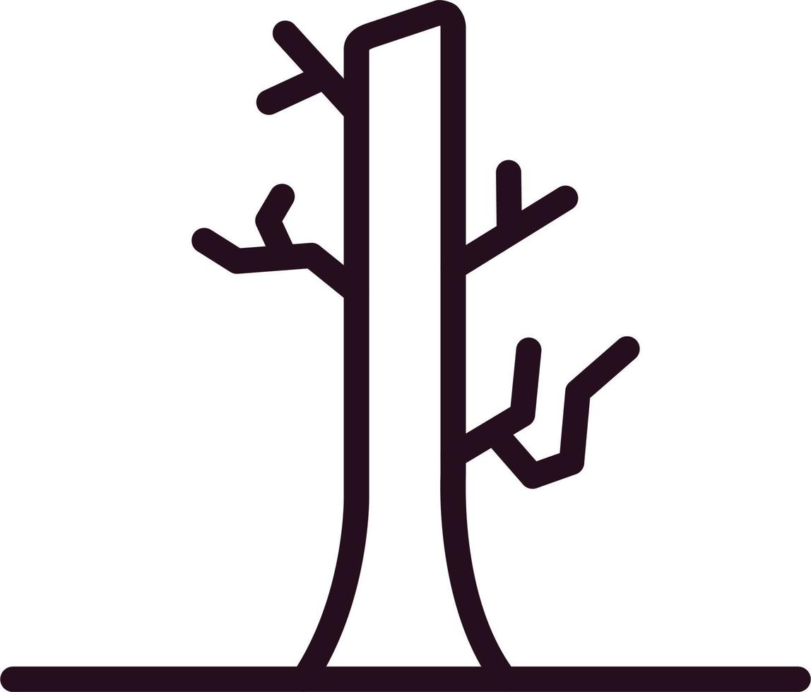 Dry Tree Vector Icon