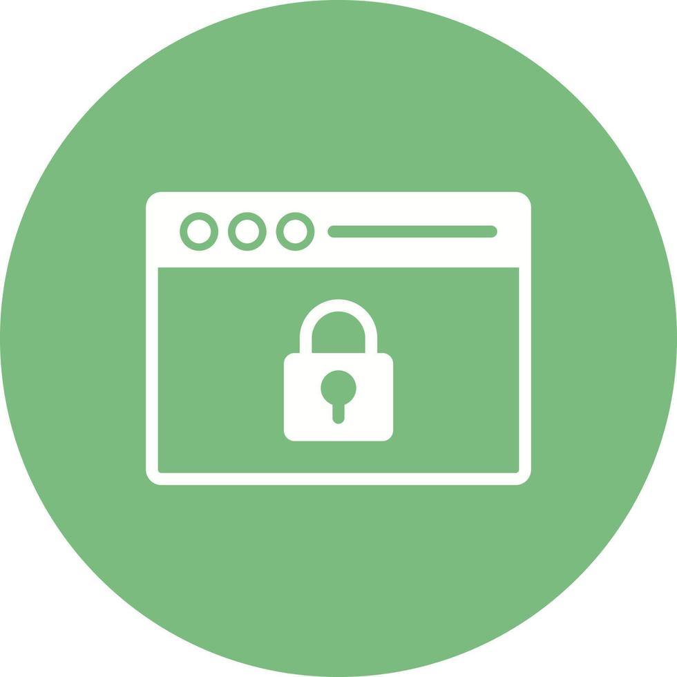 web cifrado vector icono