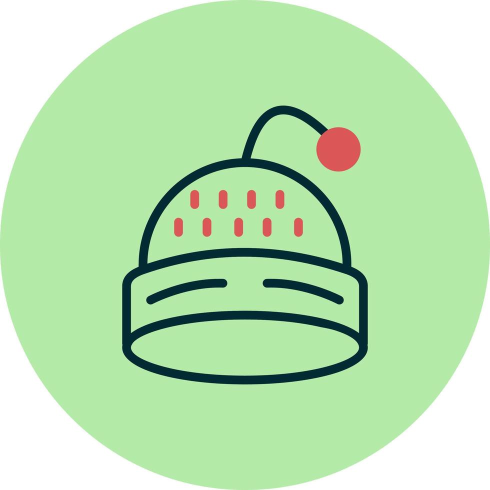 icono de vector de gorro