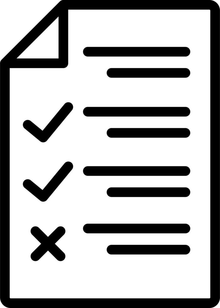 Checklist Vector Icon