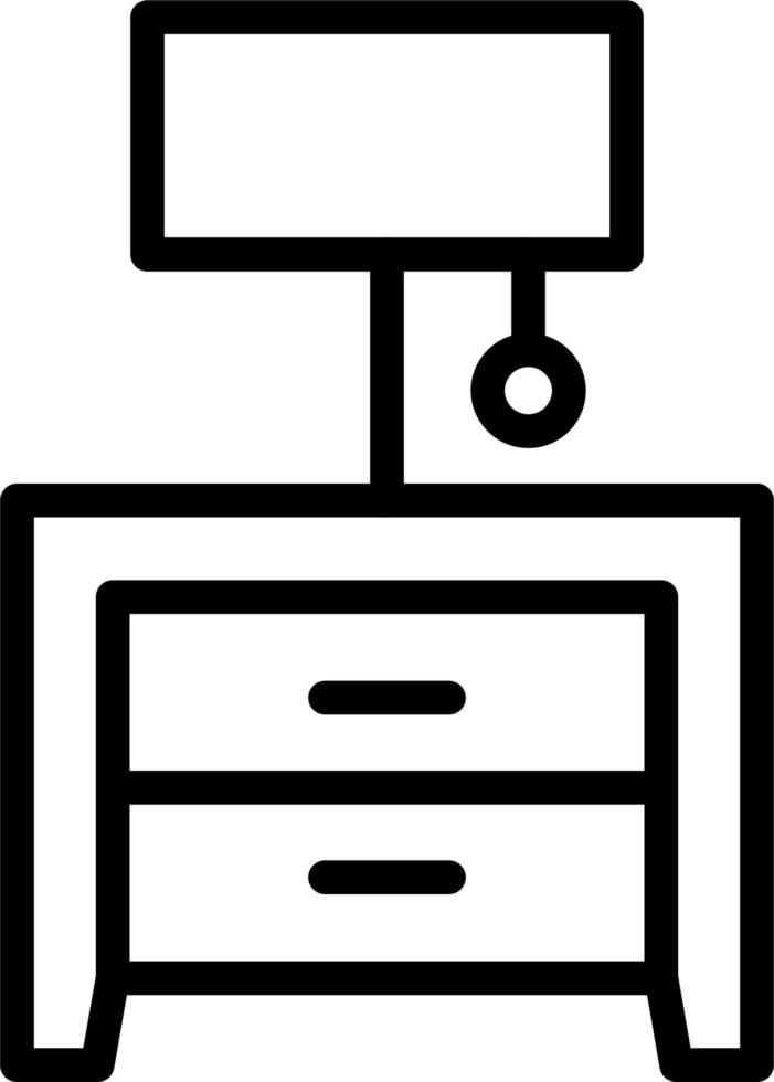 Night Stand Vector Icon
