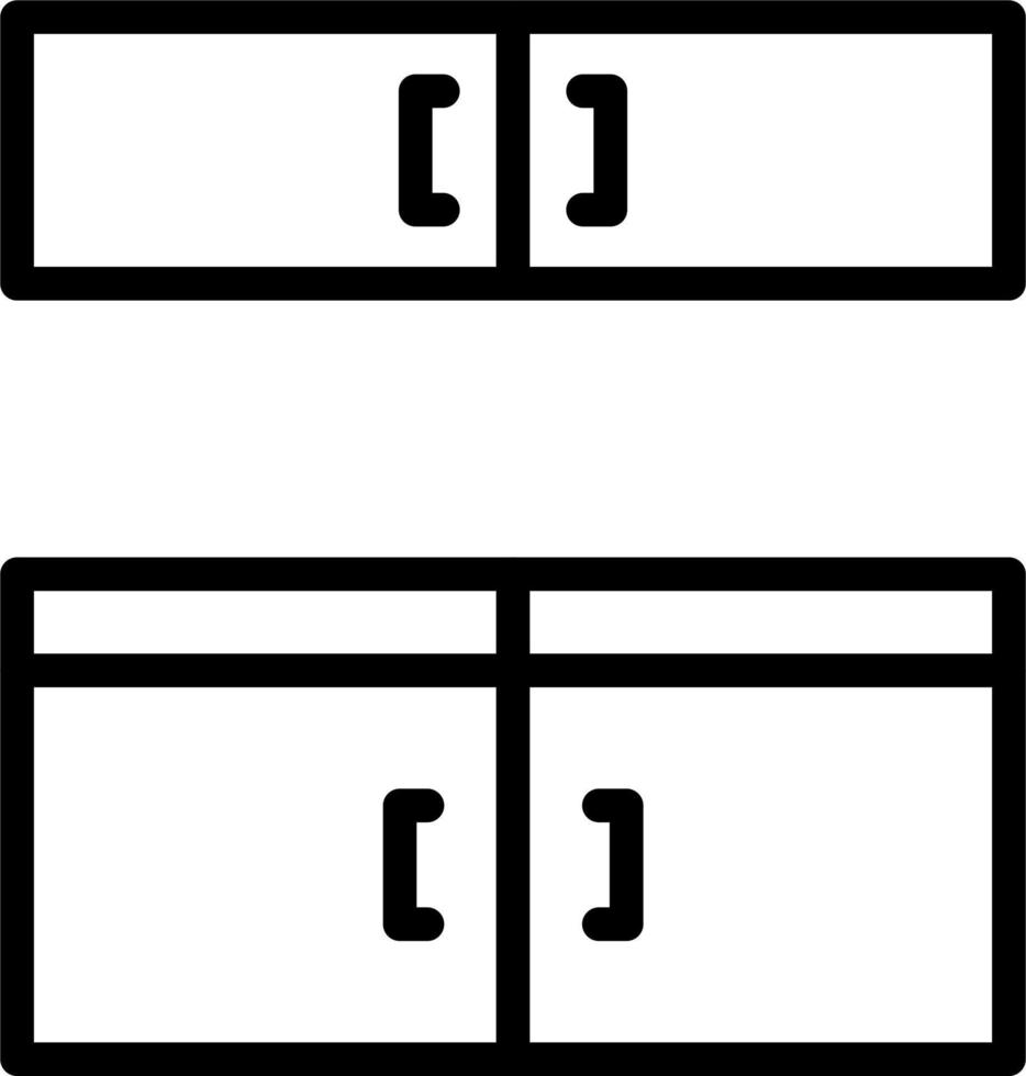 Kitchen Cabinet Vector Icon