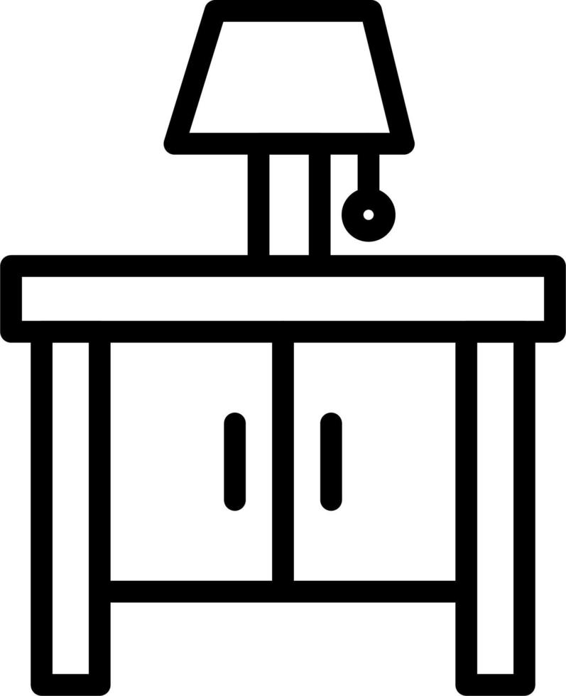 Night Stand Vector Icon