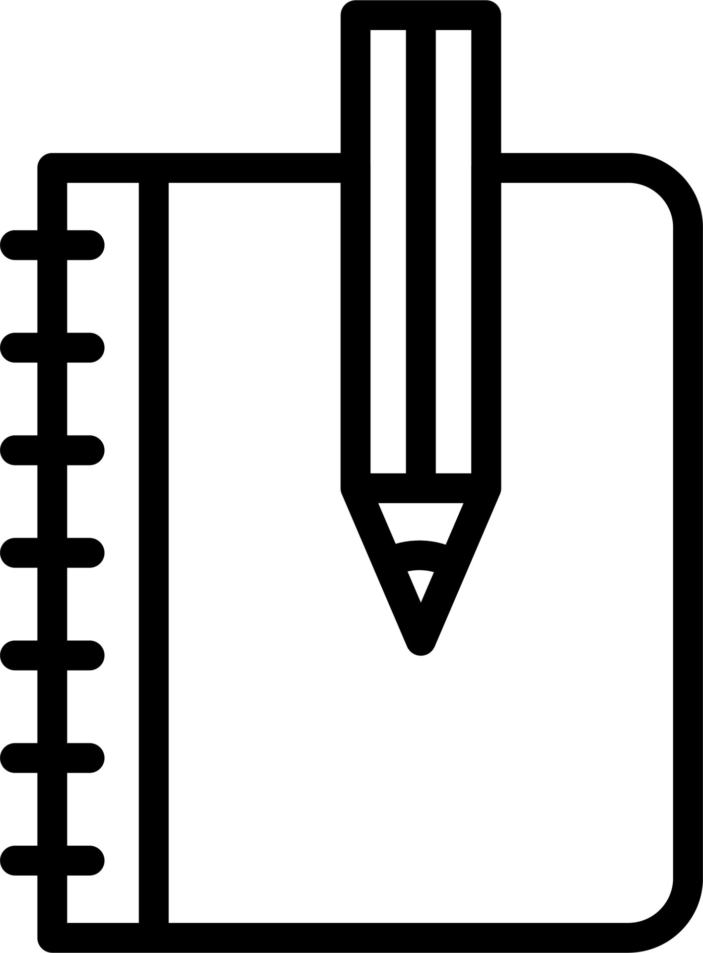 Sketchbook Vector Icon 19814476 Vector Art at Vecteezy