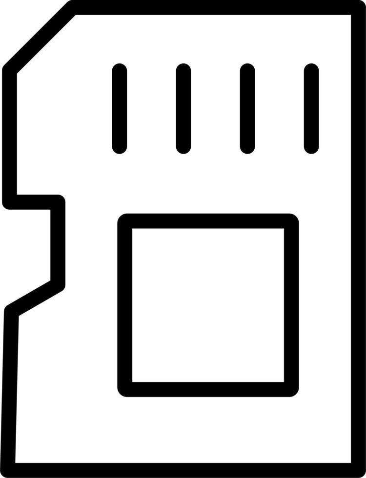 Sd Card Vector Icon