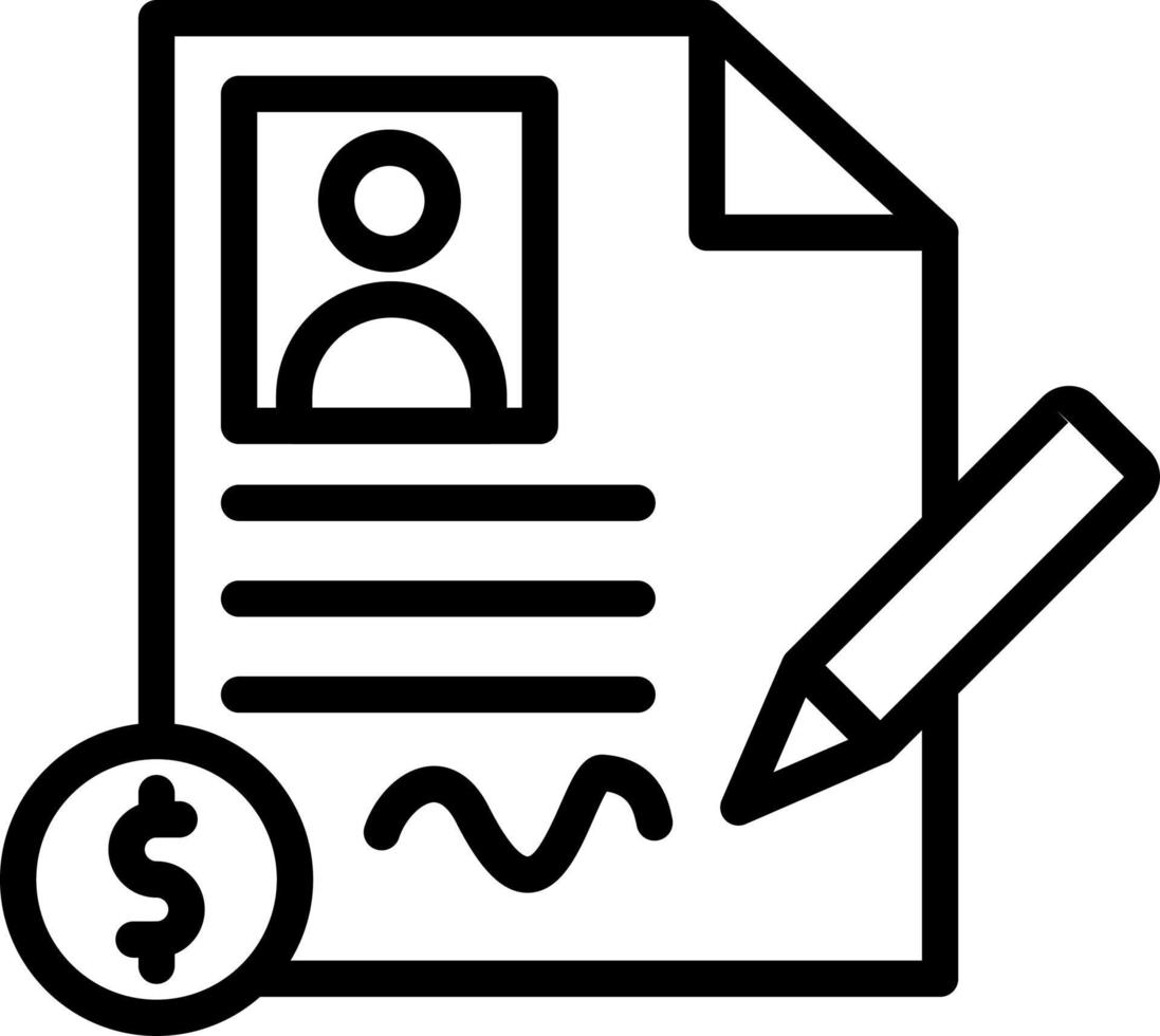 Contract Vector Icon