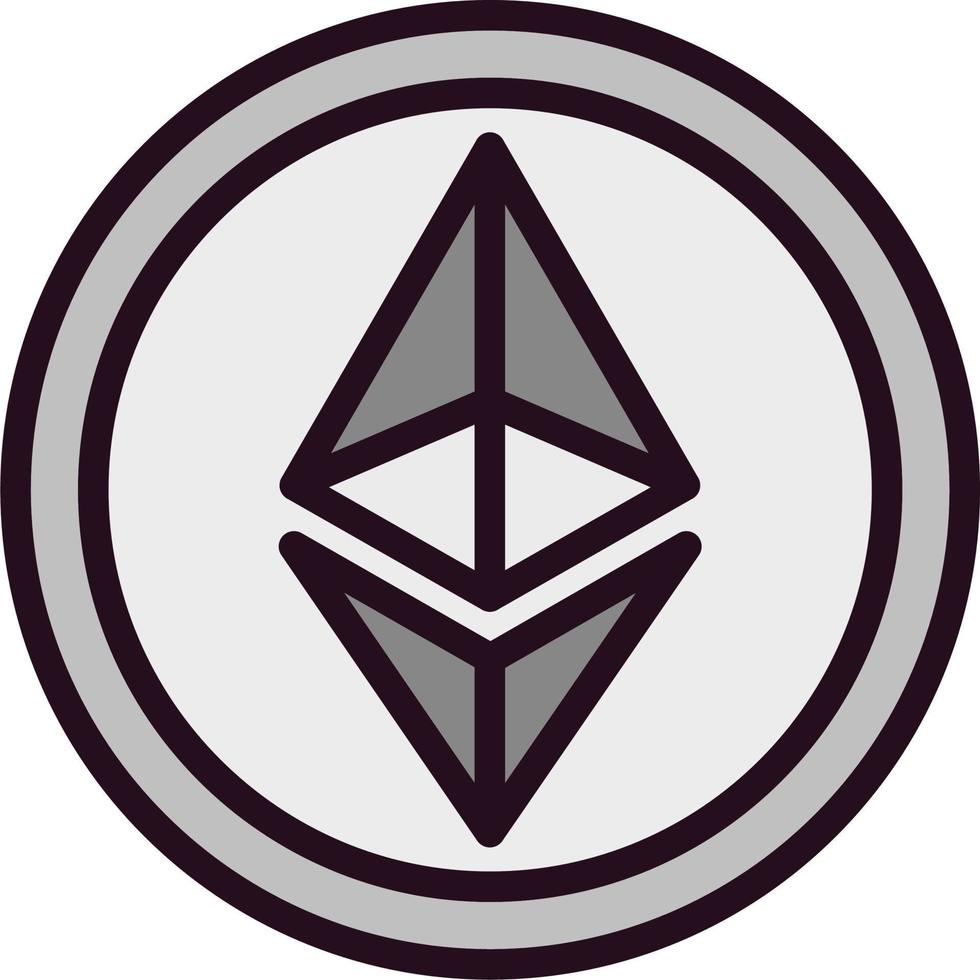 ethereum vector icono