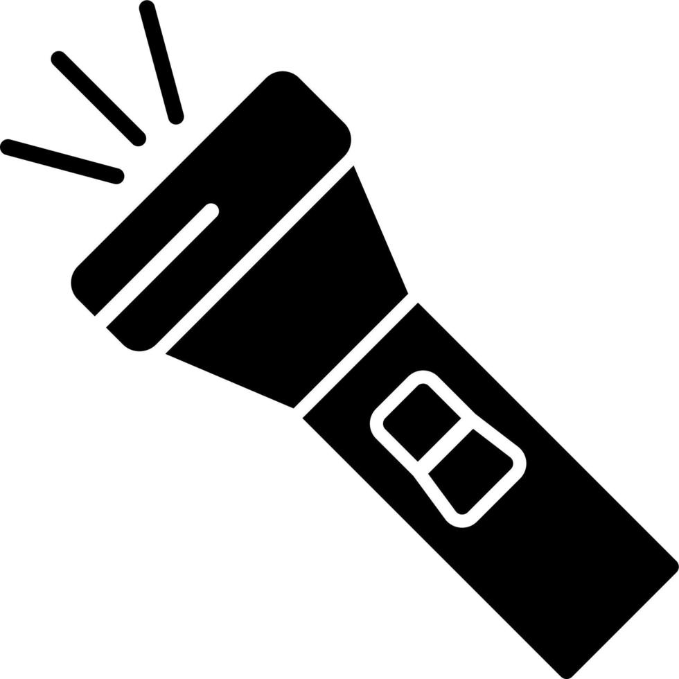 Flashlight Vector Icon