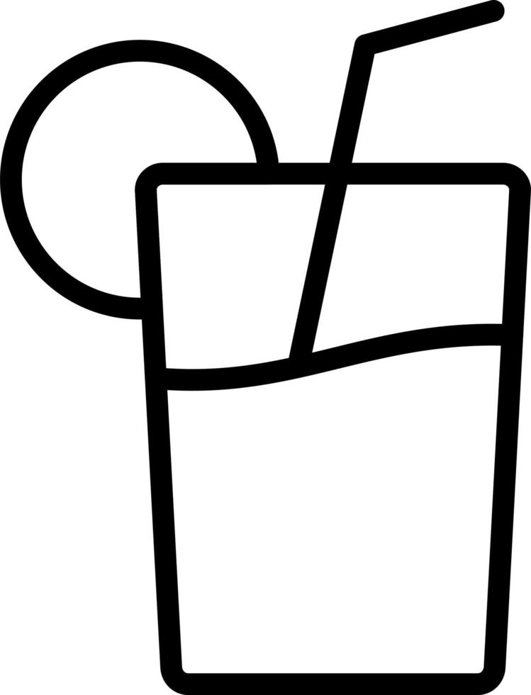Lemon Juice Vector Icon