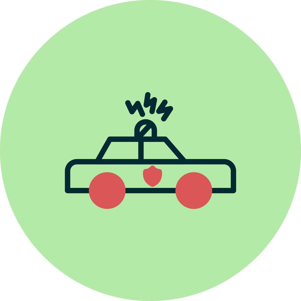 Patrol Car  Vector Icon