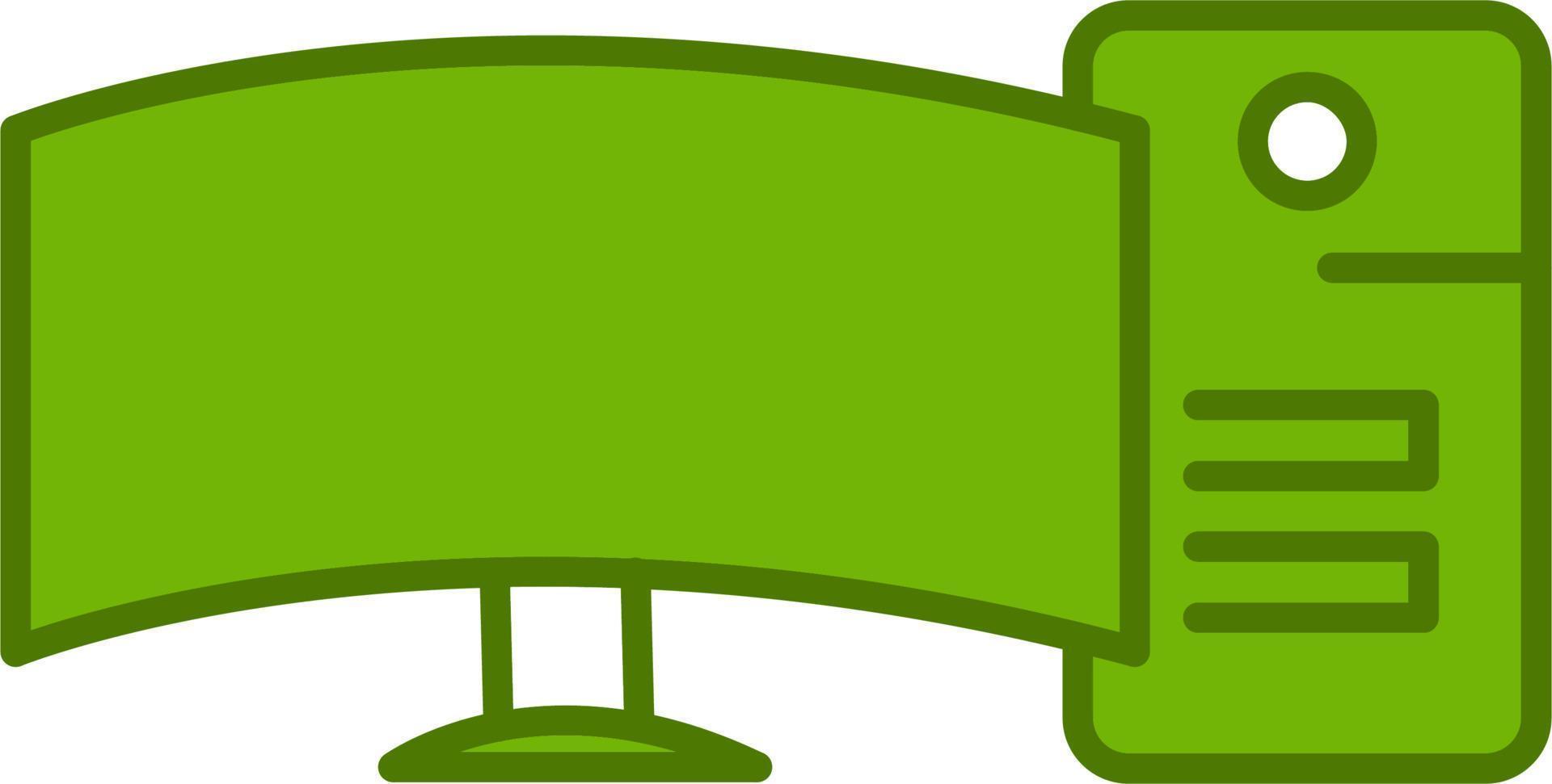 Computer Vector Icon