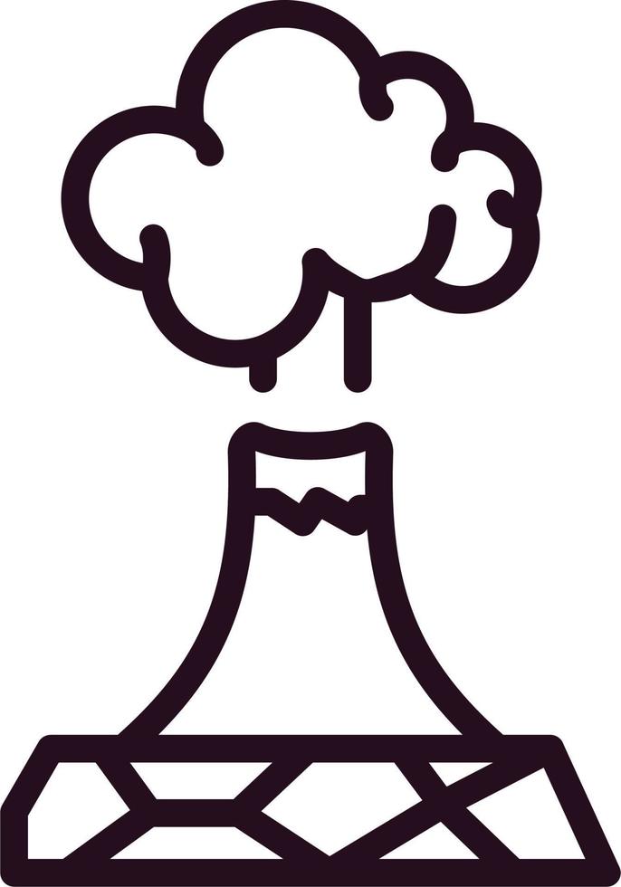 Volcano Vector Icon