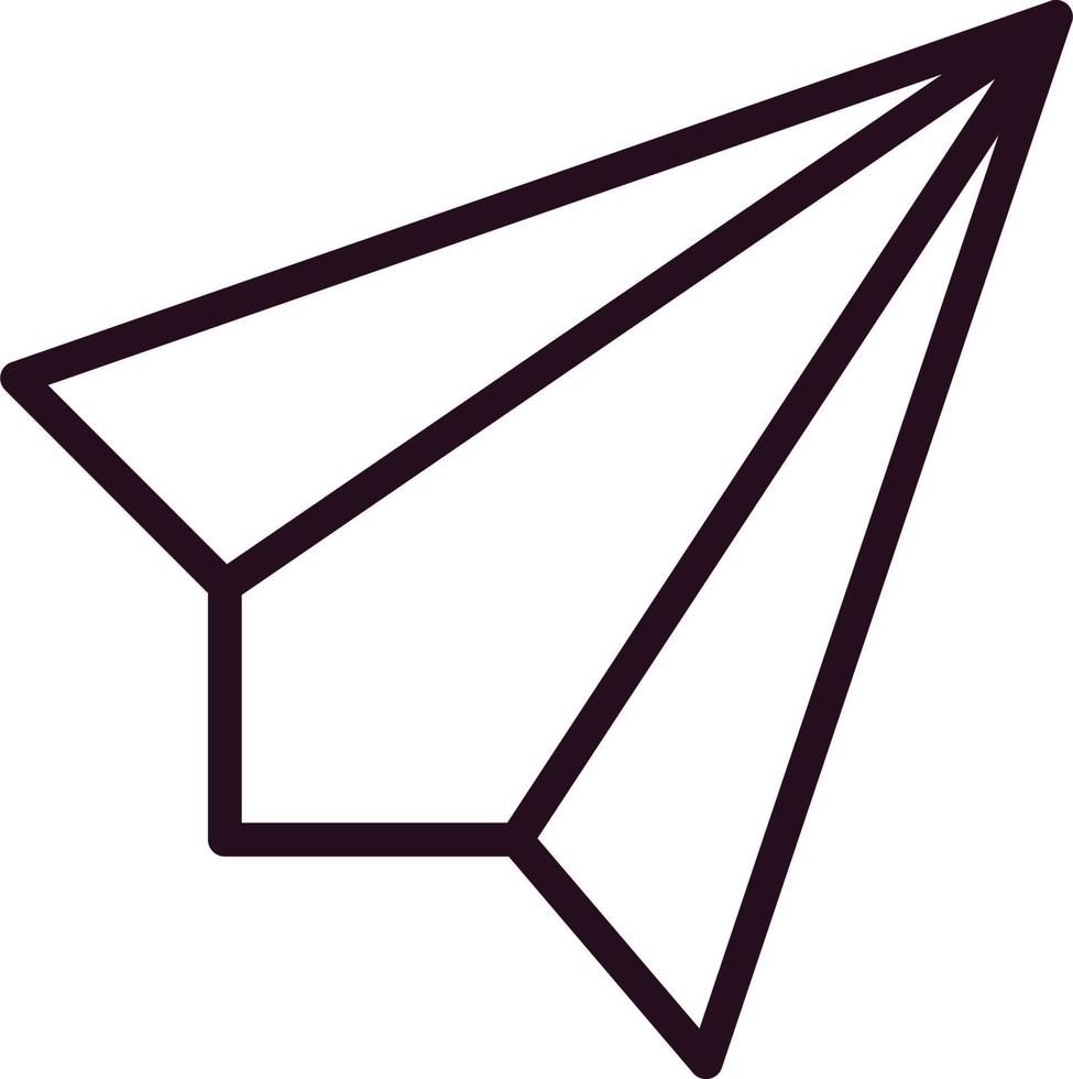 Paper Plane Vector Icon