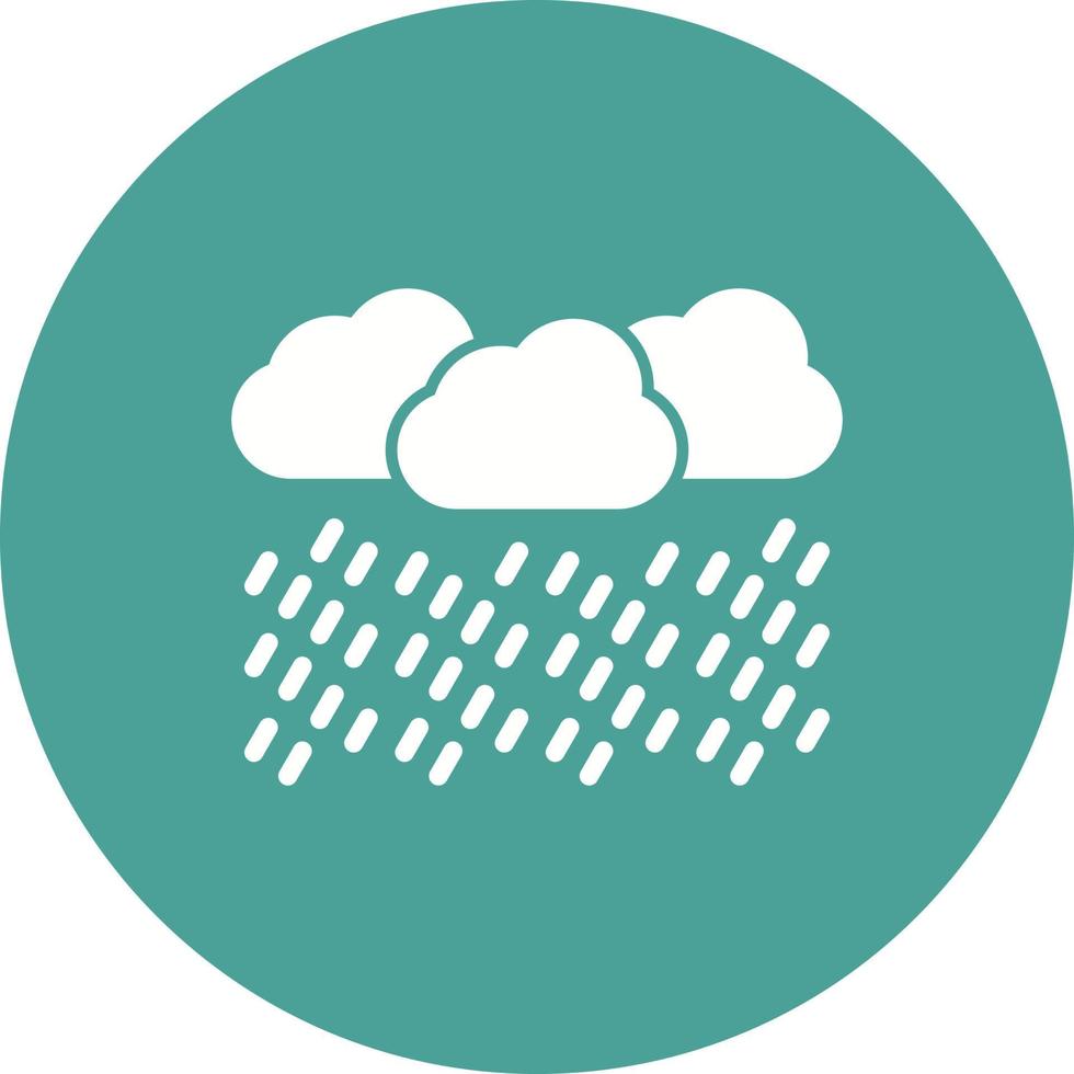 Heavy Rain Vector Icon
