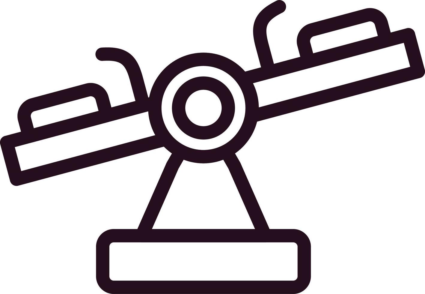 Seesaw Vector Icon