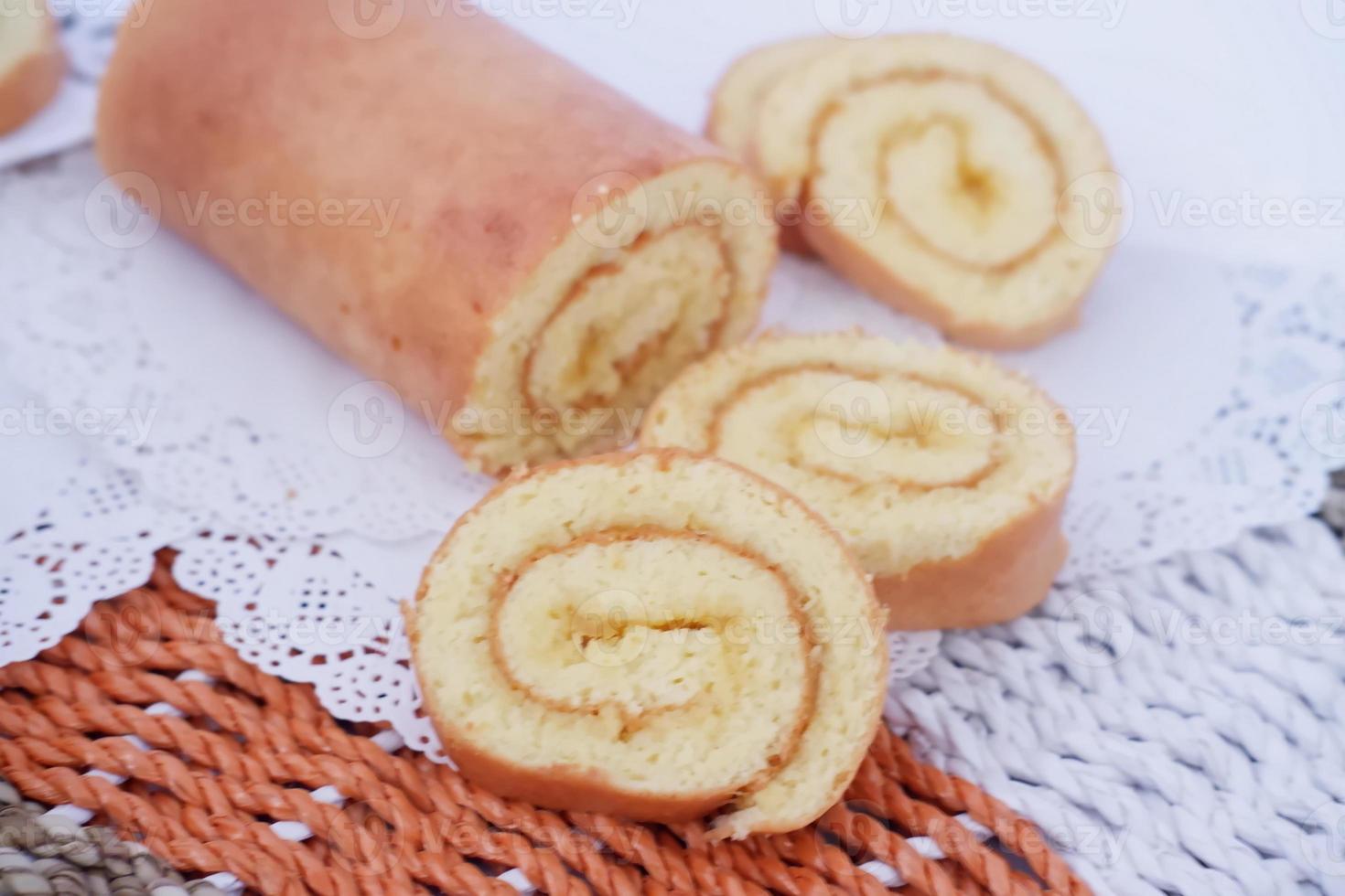 cake with delicious pineapple jam as a background 19815583 Stock Photo