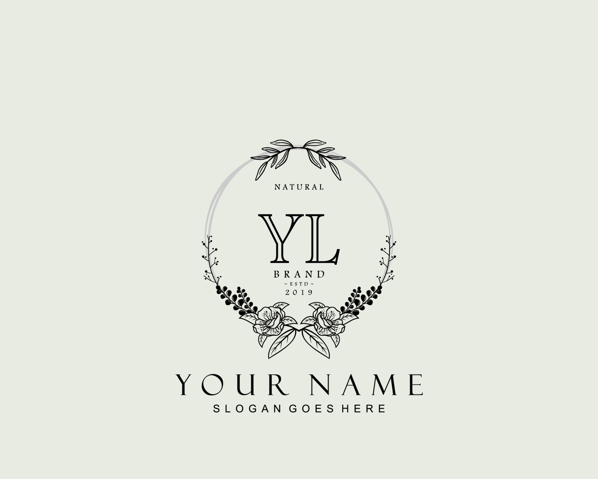 monogram yl logo