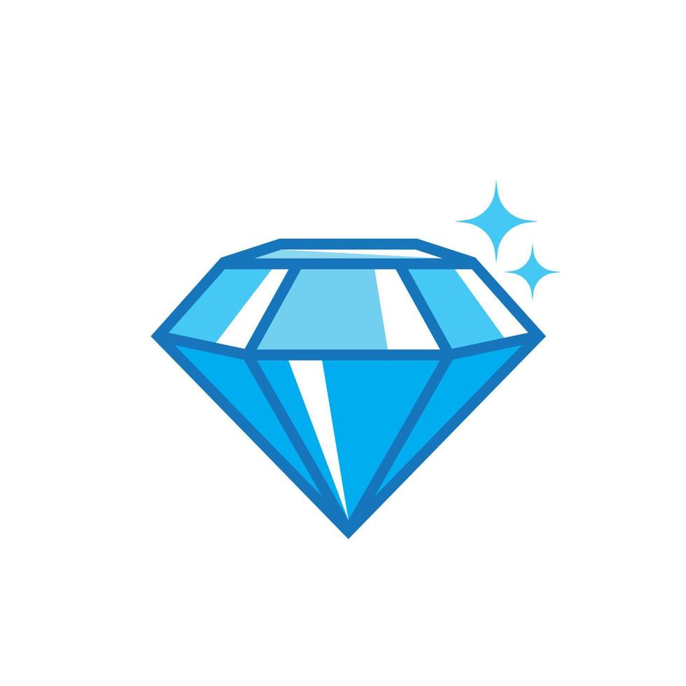 diamante icono vector concepto diseño modelo