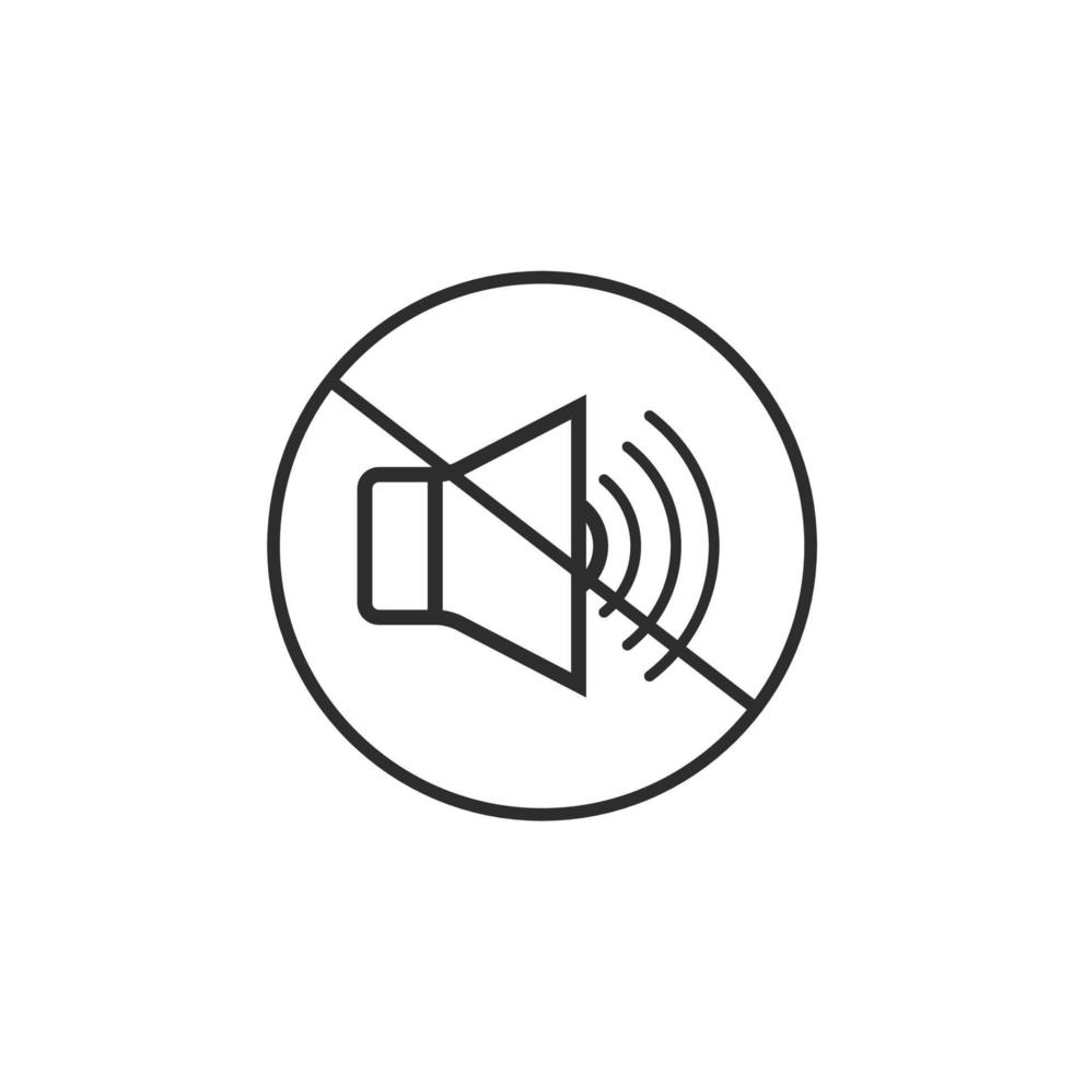 not noisy line icon vector concept design template