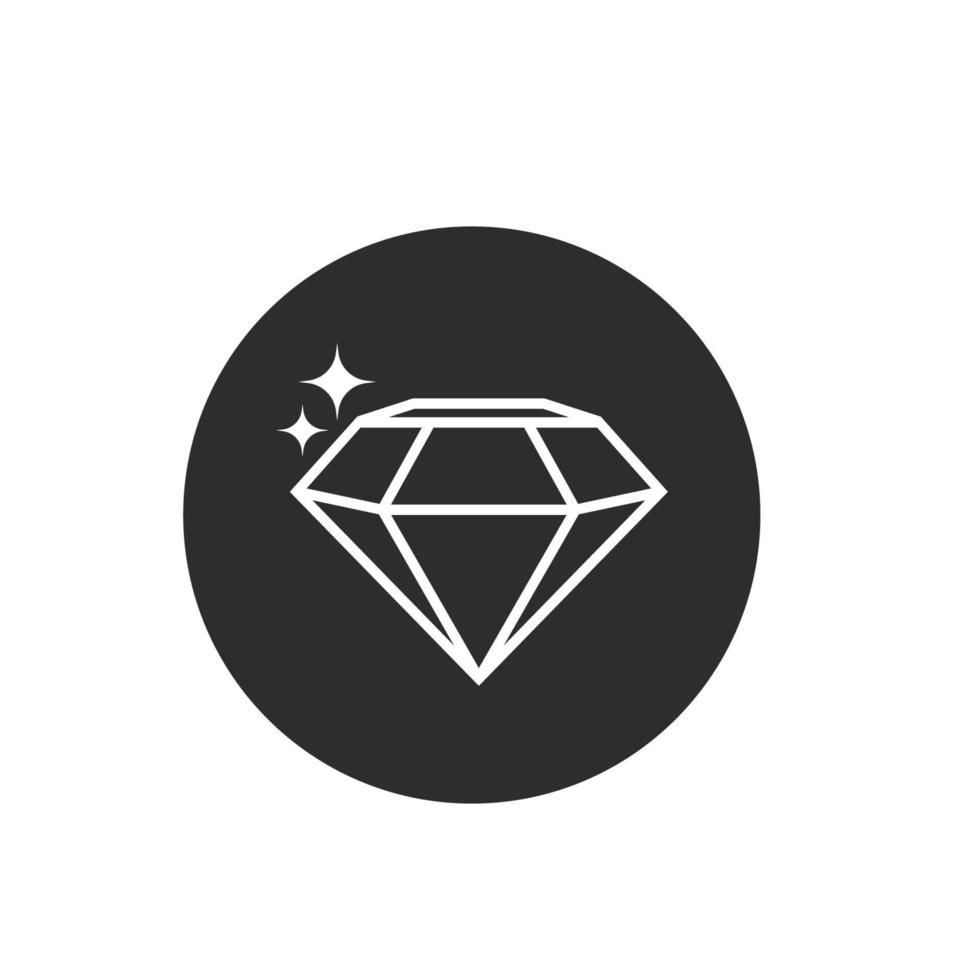 diamond icon  vector concept design template