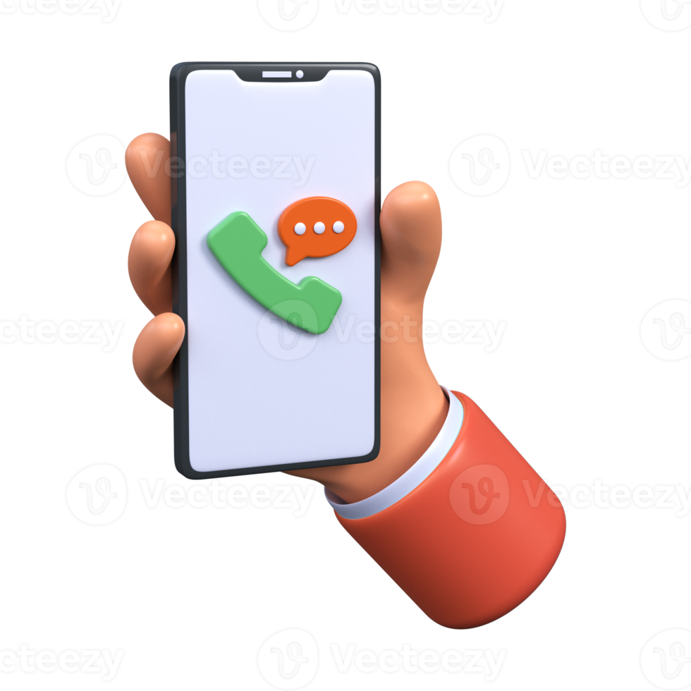 telephone conversation 3d png