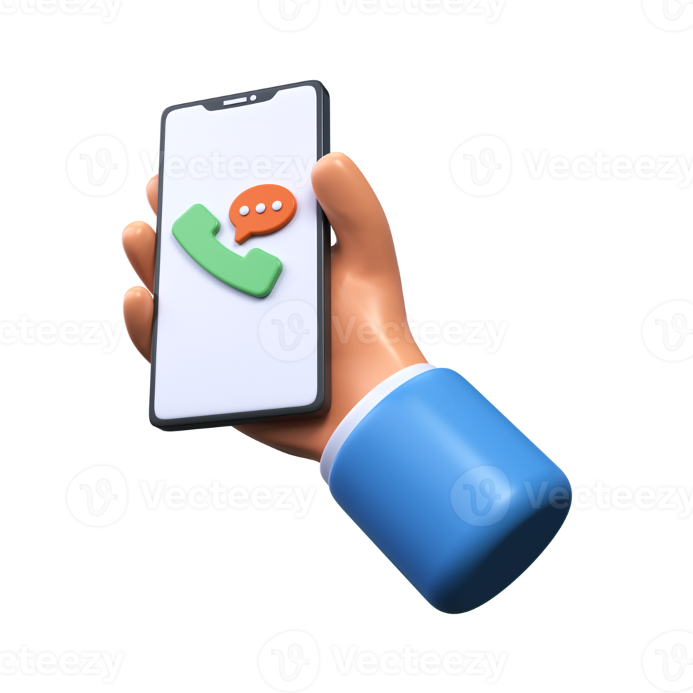 phone in hand png