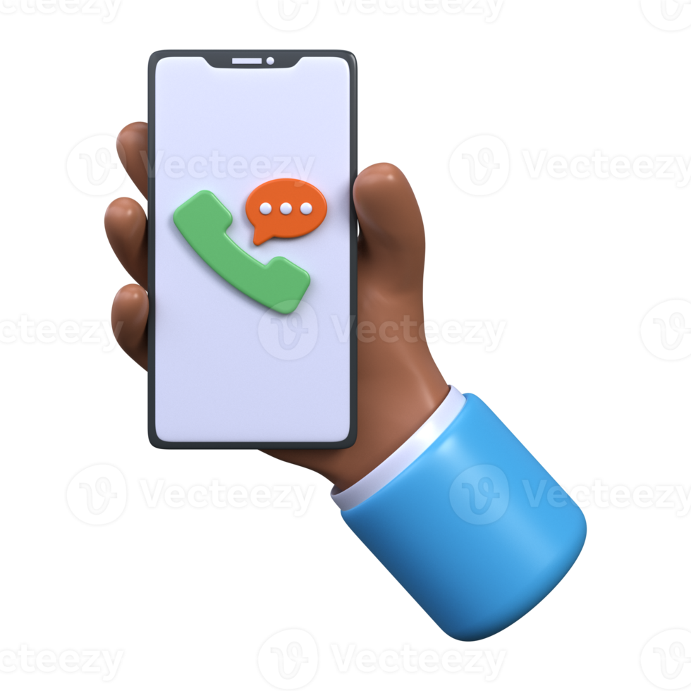 phone conversation 3d png