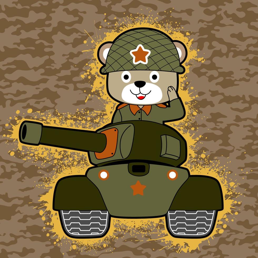 Funny bear soldier on armored vehicle, vector cartoon illustration 19817289 Vector Art at Vecteezy Funny bear soldier on armored vehicle, vector cartoon illustration 19817289 Vector Art at Vecteezy