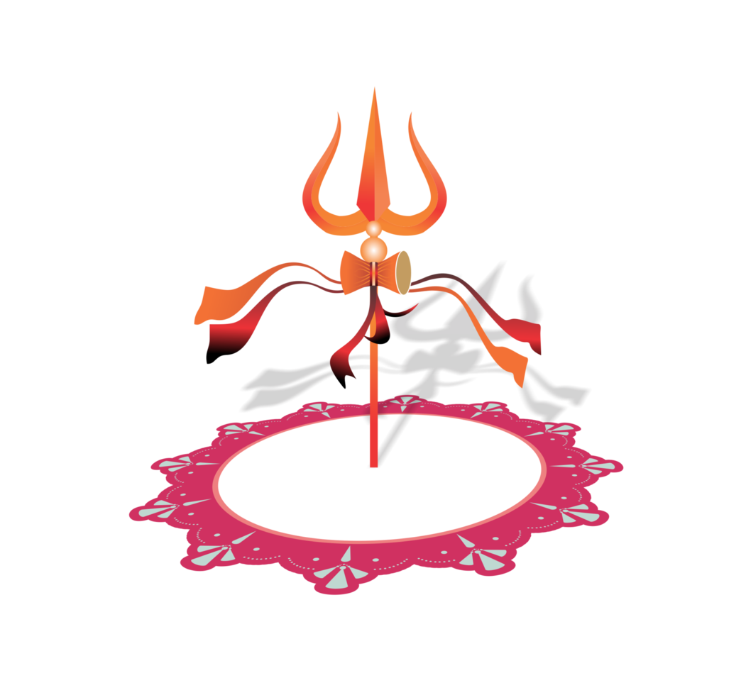 trishul conception png pour shivratri