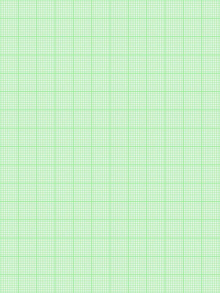 green color graph paper over white background vector
