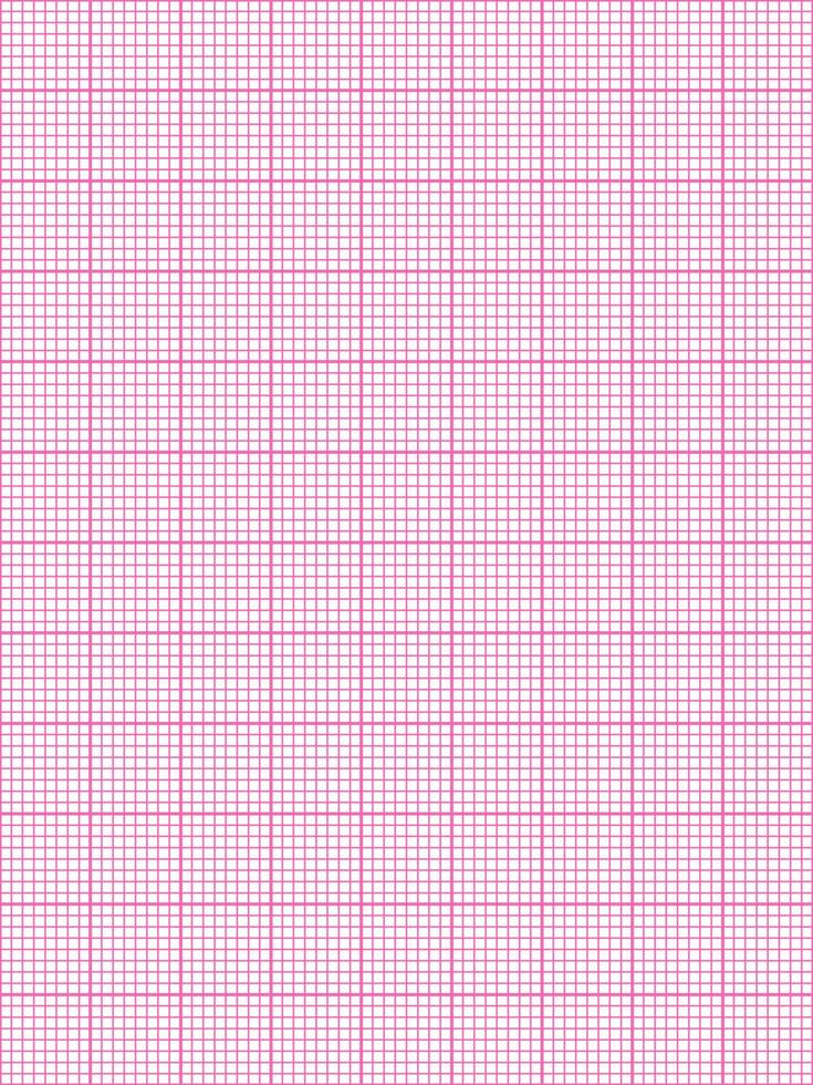 pink color graph paper over white background vector