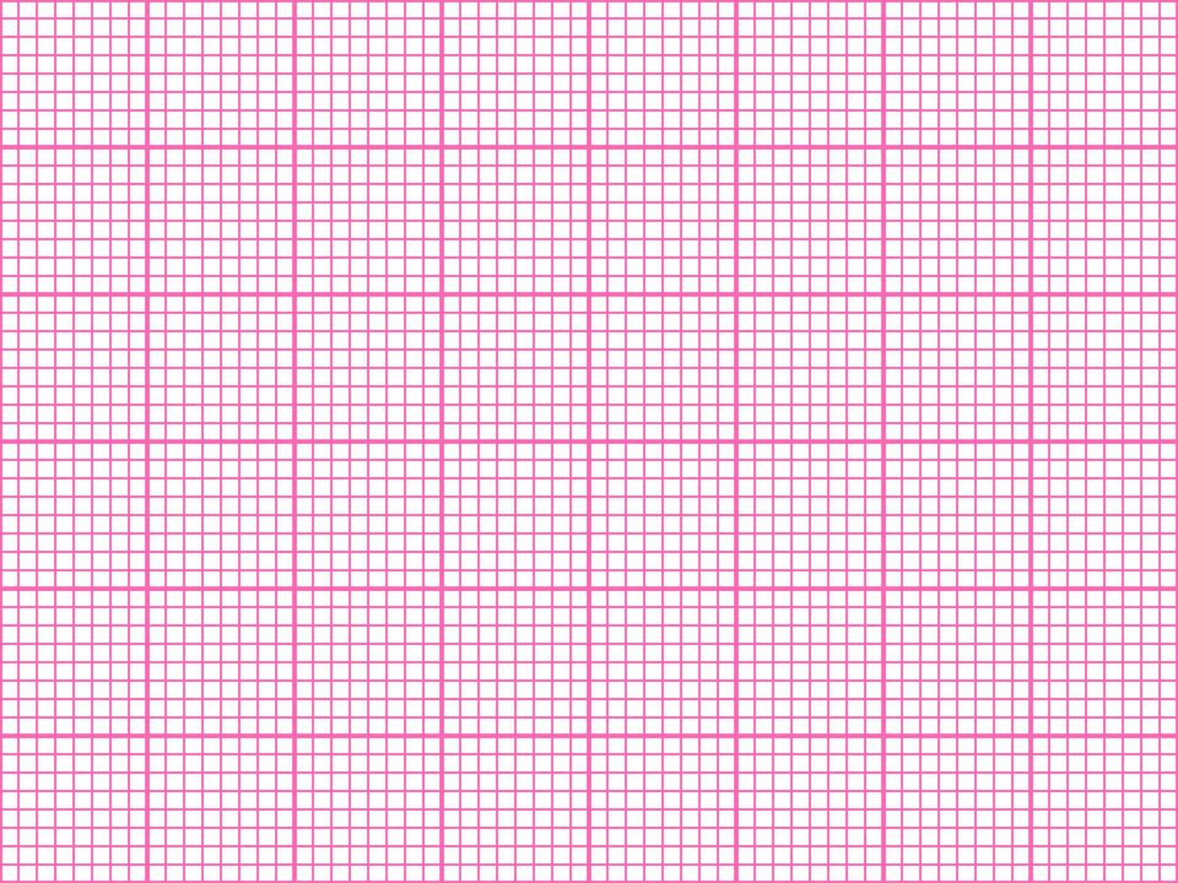 pink color graph paper over white background vector