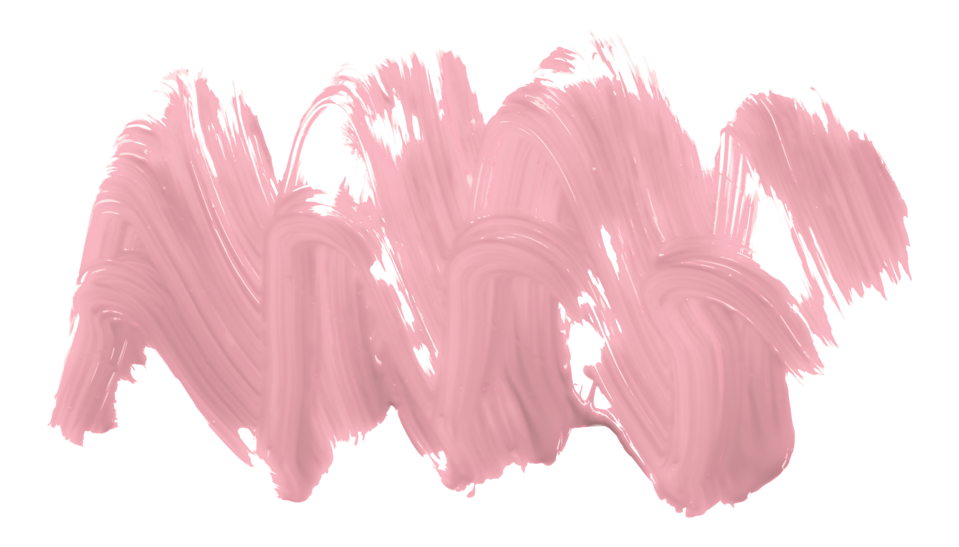 brilhante Rosa escova isolado em transparente fundo. Rosa aguarela png