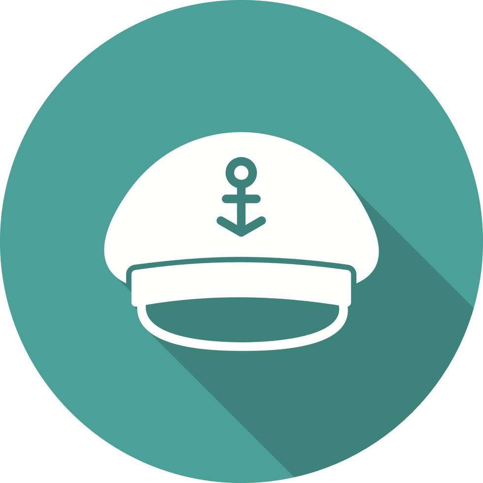 Captain Cap Vector Icon