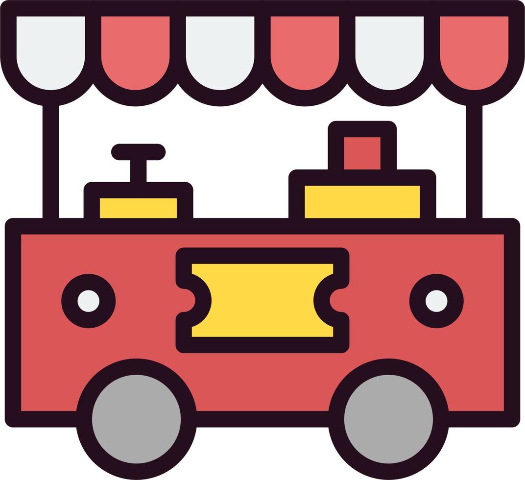 Food Stand Vector Icon